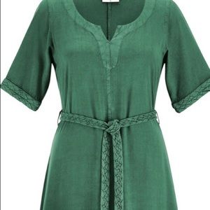 Holy Clothing Ingrid Maxi Dress, Green Size M, new without tags.